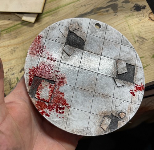 Base diorama piastrelle - diorama,