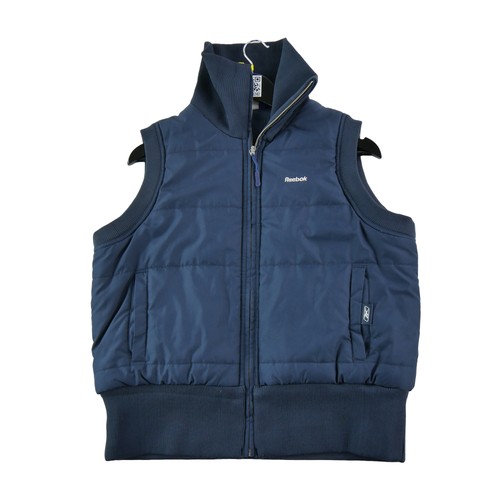 Reebok cappotto trapuntato blu - trapuntato,