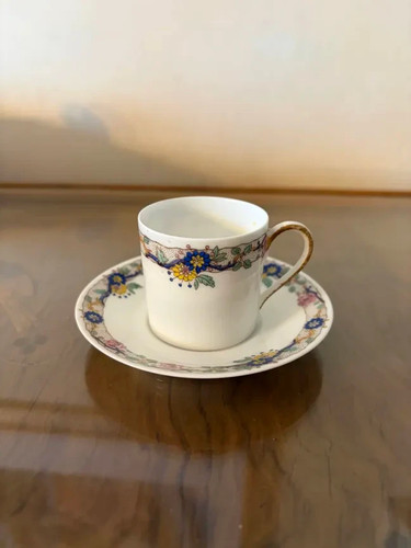 Antica cassa moka limoges - limoges, c