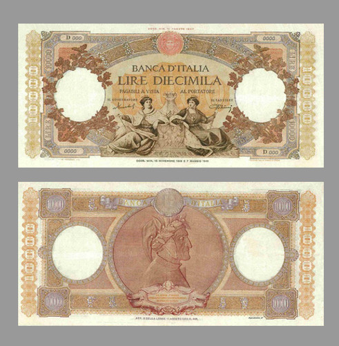 10000 lire diecimila - 10000,