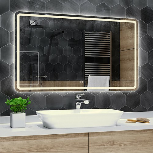 Specchio bagno led madrit - specchio,