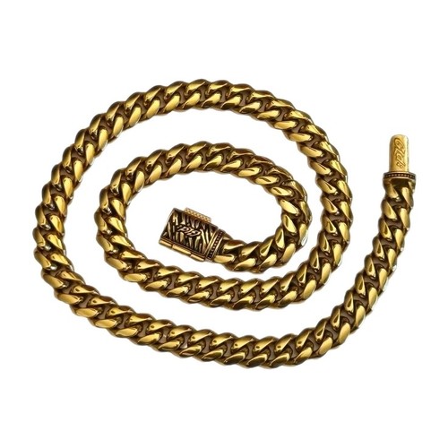 Collana catena maglia cubana