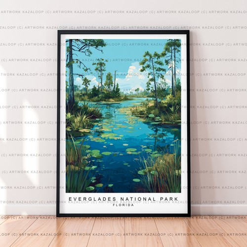 Poster everglades national - everglades,
