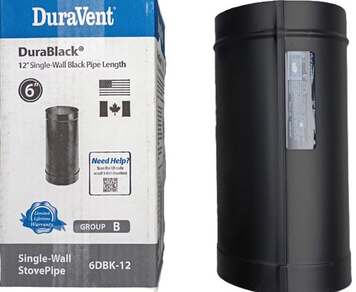 Duravent 6dbk durablack - duravent, 6"