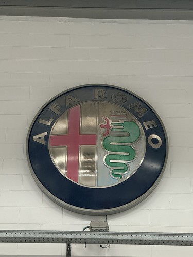 Insegna alfa romeo - insegna, anni