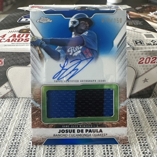 2025 topps pro debutto josue - pro,
