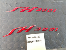 ADESIVO LOGO SCRITTA POSTERIORE HONDA SH 300 2007 2010