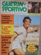 GUERIN SPORTIVO 2 1975 GIGI RIVA CAGLIARI LAZIO VINICIO BURGNICH 