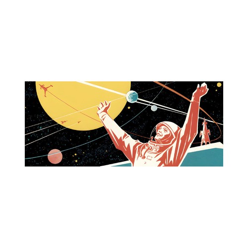 Unione sovietica retro space - sovietica,