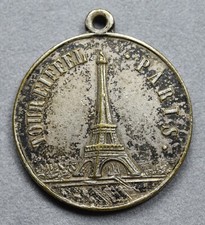 Medaglia Souvenir Torre Eiffel Parigi Vintage