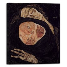 Schiele madre morta design quadro stampa tela dipinto telaio arredo casa