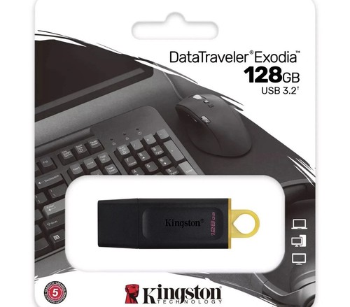 Pendrive usb 128gb - pendrive, kingston