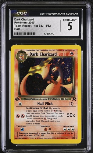 Cgc dark charizard - 4/82, team