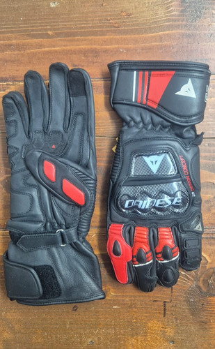 Guanti dainese neri rossi - neri, e