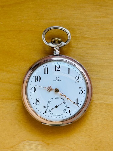 2a876 antico orologio tasca - antico,