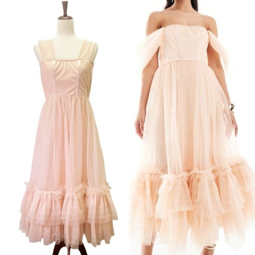 Maxi abito midi pizzo - , e