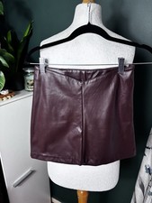 H&M Minigonna Divisa Ecopelle