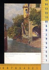 45390] COMO - PUNTA BALBIANELLO - LAGO DI COMO - QUIETE - PITTORE  E. POLESELLO