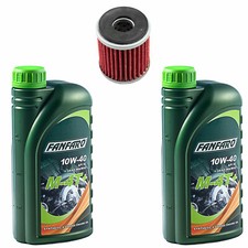 Filtro olio motore HF140 set 10W40 2 litri per Yamaha WR 250 YZ 450 WR450 YZ250