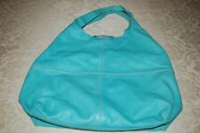 Giannotti Napoli, Borsa donna,  Acquamarina, pelle, 43cm x 34 cm x 10 cm, usata