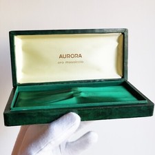 scatola per penna AURORA oro massiccio massive solid gold vintage rare box case