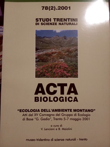 Studi trentini scienze - trentini, di