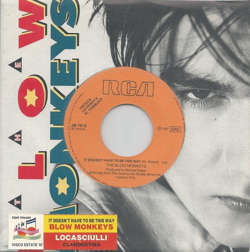 Blow monkeys raro 45 giri - blow,