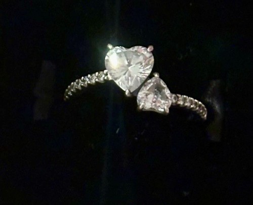 Pandora anello doppio cuore - pandora,