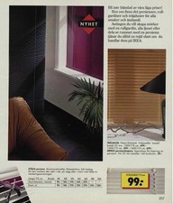 Ikea rare set of 4 purple Stålis persienn 1992 - Verner Panton style