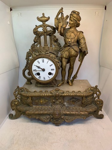 Ancienne pendule bronze - ancienne,