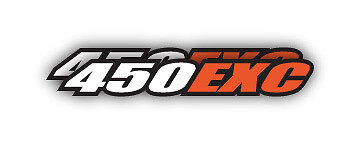Ktm 450exc swingarm stickers - 450exc,