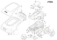 Guarnizione coperchio batteria