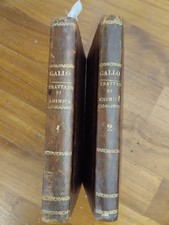 GALLO NUOVO TRATTATO di CHIMICA INORGANICA ed ORGANICA applicato a MEDICINA 1850
