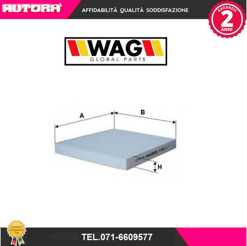 W2085 filtro antipolline - w2085,