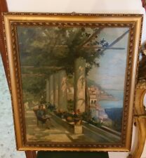 Olio Su Tela Umberto COLONNA 50x60 PEZZO UNICO Rarità