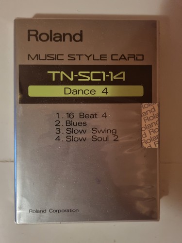 Roland music style card - style,