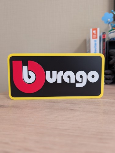 Logo bburago enseigne - bburago, 3d