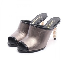 CHANEL Pearl Heel Sandals
