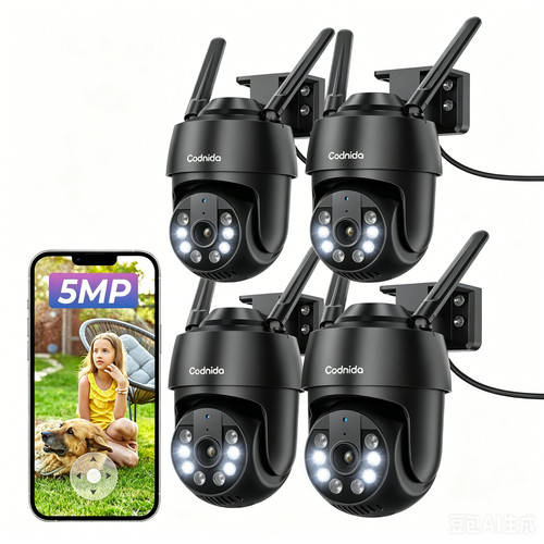 4pcs 4g 5mp - , telecamera