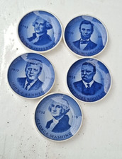 ceramica Royal copenhagen Piatti - Presidenti Americani - 2010 5 pezzi