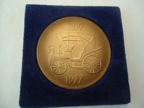 Targa medaglia vintage - , rara