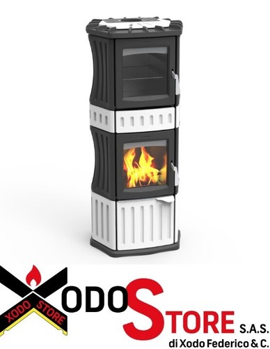 Stufa legna con forno lincar - stufa, a