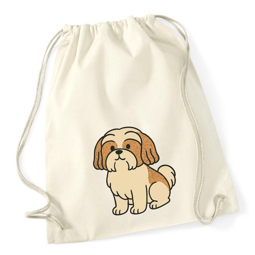 Sacchetto palestra shih tzu - palestra,