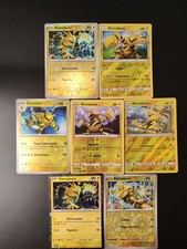 Electabuzz Collezione Italiano Set Reverse Holo E Holo Pokemon Originali