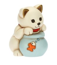 "THUN" DOLCISSIMO GATTO ??? GRANDE CON AMPOLLA PESCE ROSSO NUOVO PERFETTO !!!