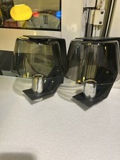 COPPIA APLIQUES FUMÈ 60s