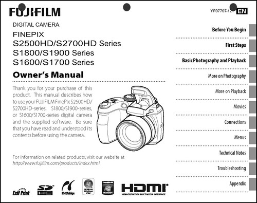 Fujifilm finepix s1600 s1700 - fujifilm,