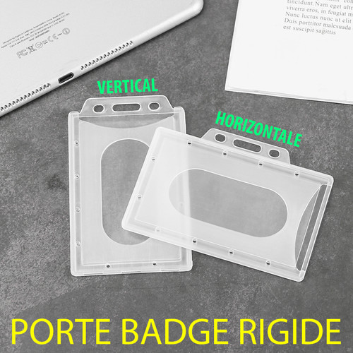 Porte badge rigide etui carte - porte,