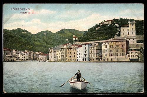 Cartolina portofino veduto - cartolina, da