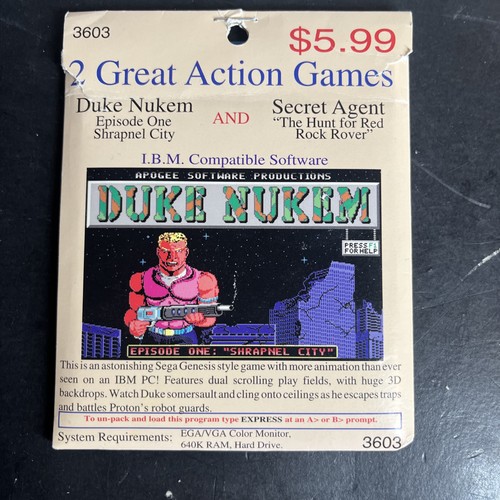 Vintage duke nukem shrapnel - vintage,